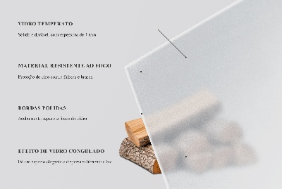 Glass hearth pad Semi-transparent round