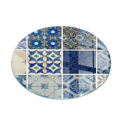 Glass fire hearth round Ceramic Tile Patterns