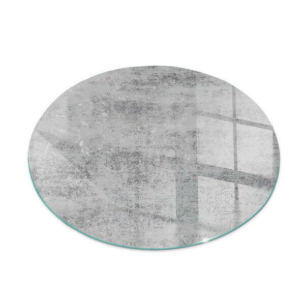 Glass hearth for stove round Abstract background texture