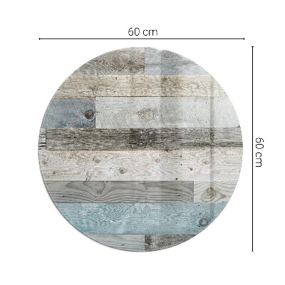 Glass hearth for stove round Boards in different shades