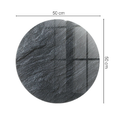 Glass hearth for stove round Stone surface texture