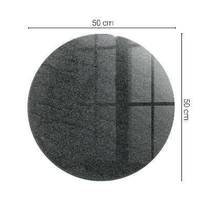 Glass hearth for stove round Stone surface texture