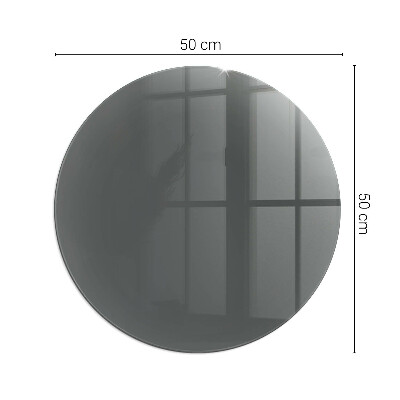 Glass hearth for stove round Color Gray-brown