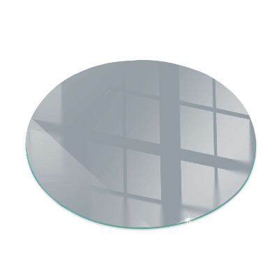 Glass hearth for stove round Color Gray