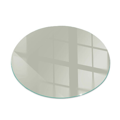 Glass fire hearth round Color Gray-green