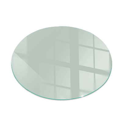 Glass hearth for stove round Color Light Green