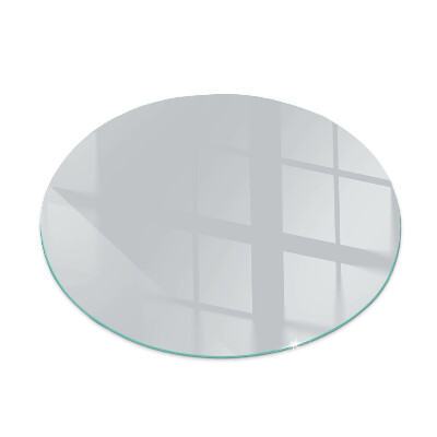 Glass fire hearth round Color Gray