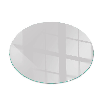 Glass fire hearth round Color Gray