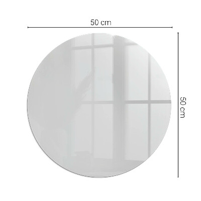 Glass fire hearth round Color Gray