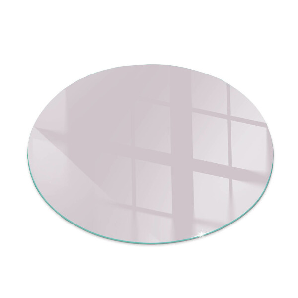 Glass fire hearth round Color Light Purple