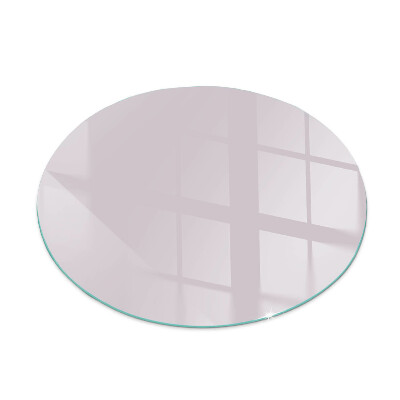 Glass fire hearth round Color Light Purple