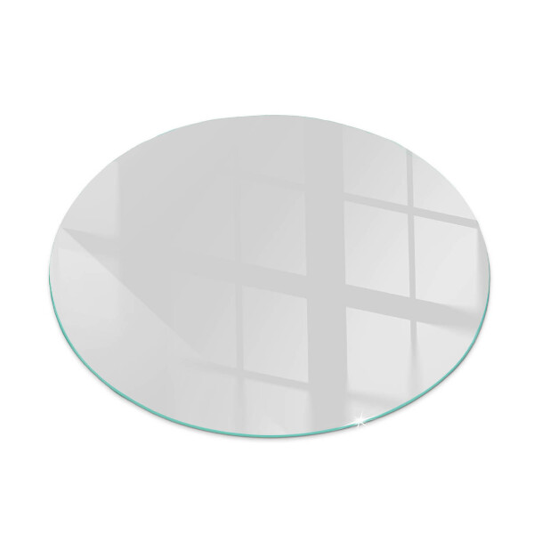 Glass fire hearth round Color Gray