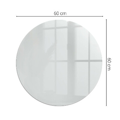 Glass fire hearth round Color Gray
