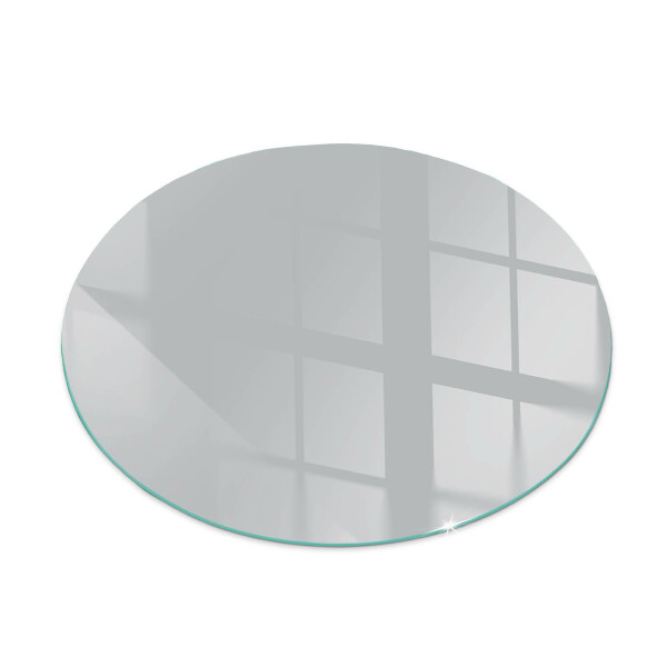 Glass fire hearth round Color Light gray