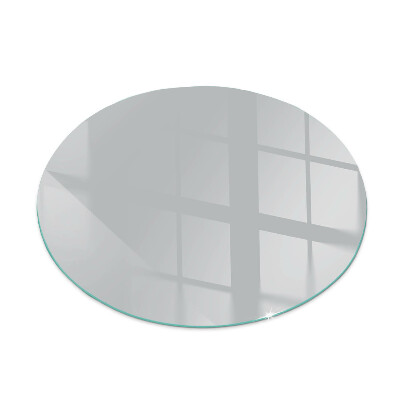 Glass fire hearth round Color Light gray
