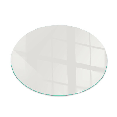 Glass fire hearth round Color Gray
