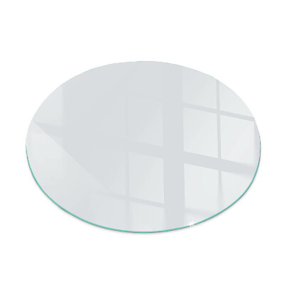 Glass fire hearth round Color Light gray