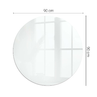 Glass fire hearth round Color Light gray