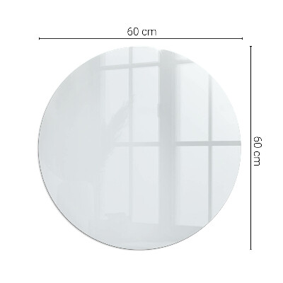 Glass fire hearth round Color Light gray