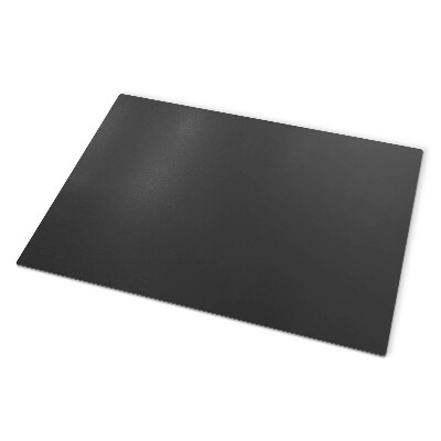 Wood burner hearth pad Rectangular black metal