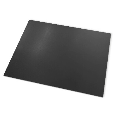 Wood burner hearth pad Rectangular black metal
