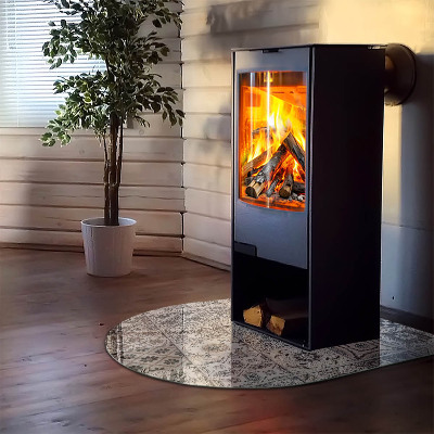 Glass hearth semi-oval Decorative tile patterns