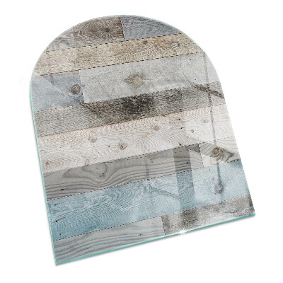 Glass hearth semi-oval Boards in different shades