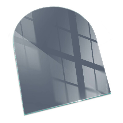 Glass hearth semi-oval Color Dark Blue