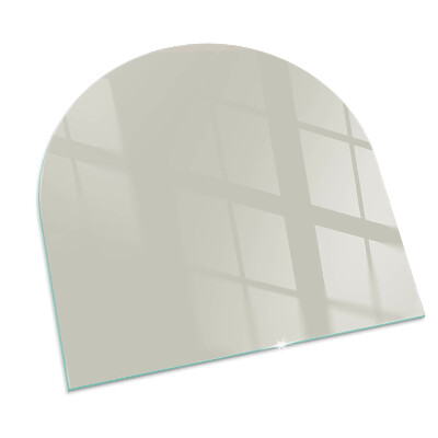 Glass hearth semi-oval Color Light Cream