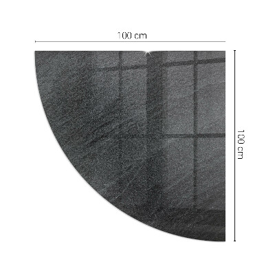 Glass hearth plate quarter Natural stone texture