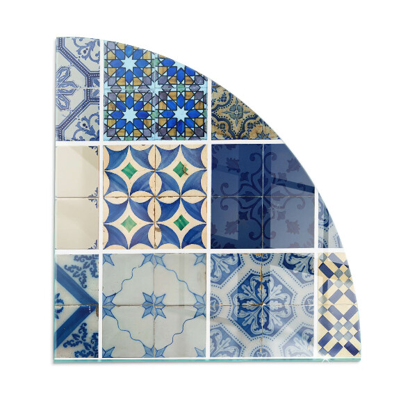Glass hearth plate quarter Ceramic Tile Patterns