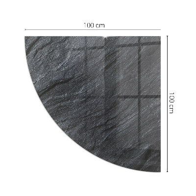 Glass hearth for log burner quarter Stone surface texture