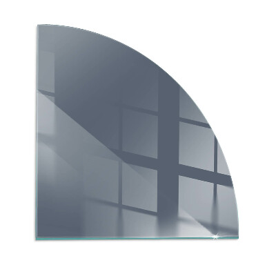 Glass hearth for log burner quarter Color Dark Blue
