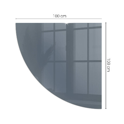 Glass hearth for log burner quarter Color Dark Blue