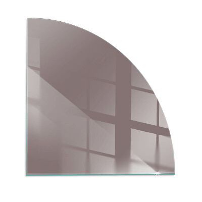 Glass hearth for log burner quarter Color Beige