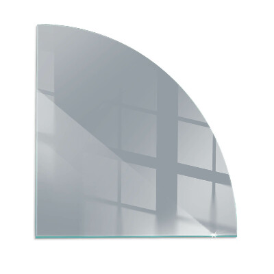 Glass hearth for log burner quarter Color Gray