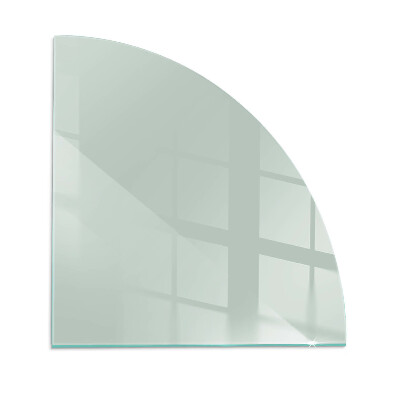 Glass hearth for log burner quarter Color Light Green