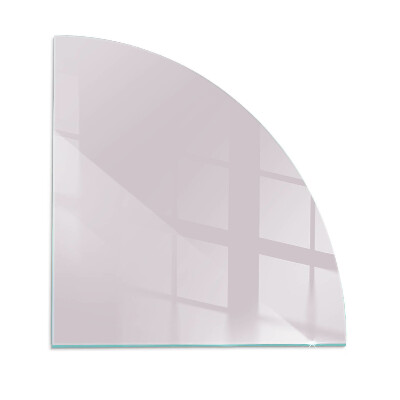 Glass hearth plate quarter Color Light Purple