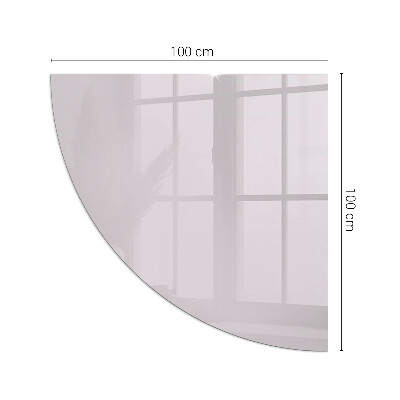Glass hearth plate quarter Color Light Purple