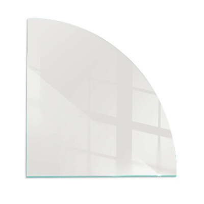 Glass hearth plate quarter Color Gray