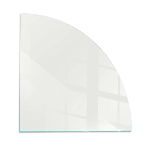 Glass hearth for log burner quarter Color Ivory