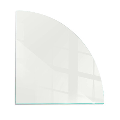 Glass hearth for log burner quarter Color Ivory