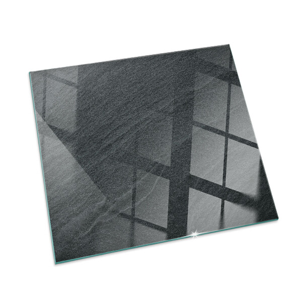 Glass hearth rectangular Natural stone texture