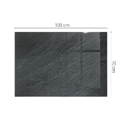 Glass hearth rectangular Natural stone texture