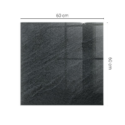 Glass hearth rectangular Natural stone texture