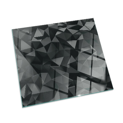 Glass hearth rectangular Three-dimensional geometry