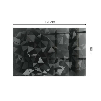 Glass hearth rectangular Three-dimensional geometry