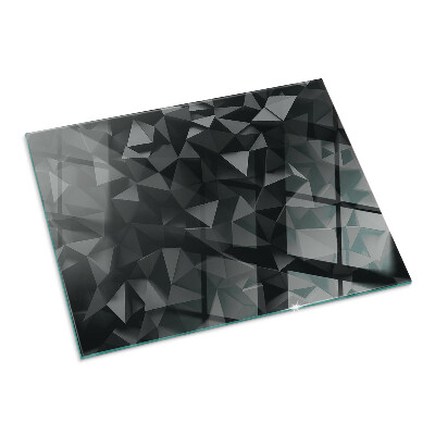 Glass hearth rectangular Three-dimensional geometry
