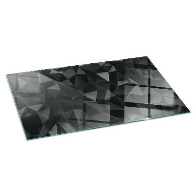 Glass hearth rectangular Three-dimensional geometry