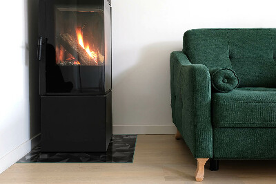 Glass hearth rectangular Three-dimensional geometry